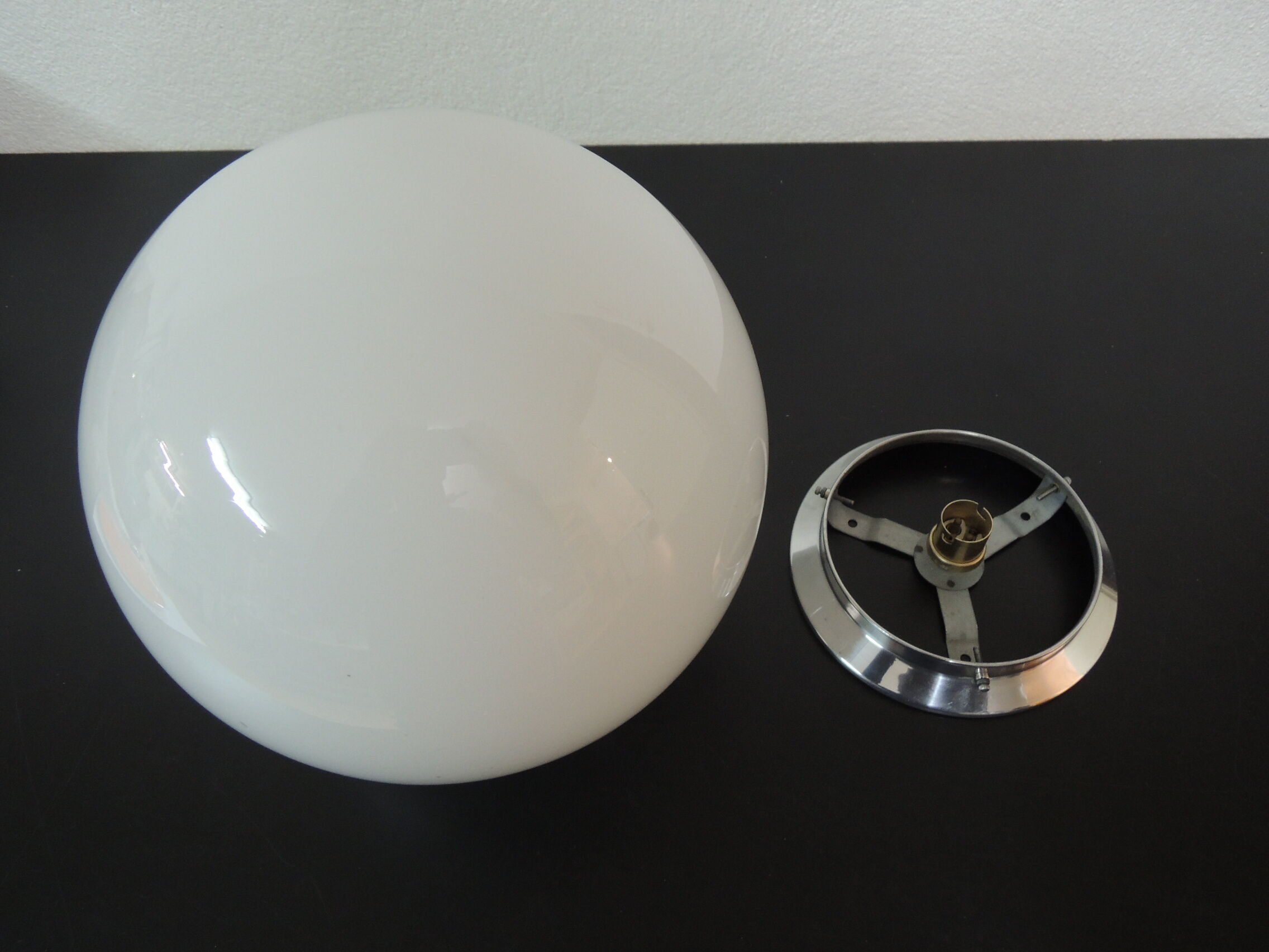 Large globe ceiling light