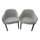 Paire de fauteuils Softshell Chair – Ronan & Erwan Bouroullec pour Vitra