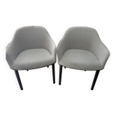Pair of Softshell Chairs – Ronan & Erwan Bouroullec for Vitra