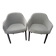 Paire de fauteuils Softshell Chair – Ronan & Erwan Bouroullec pour Vitra