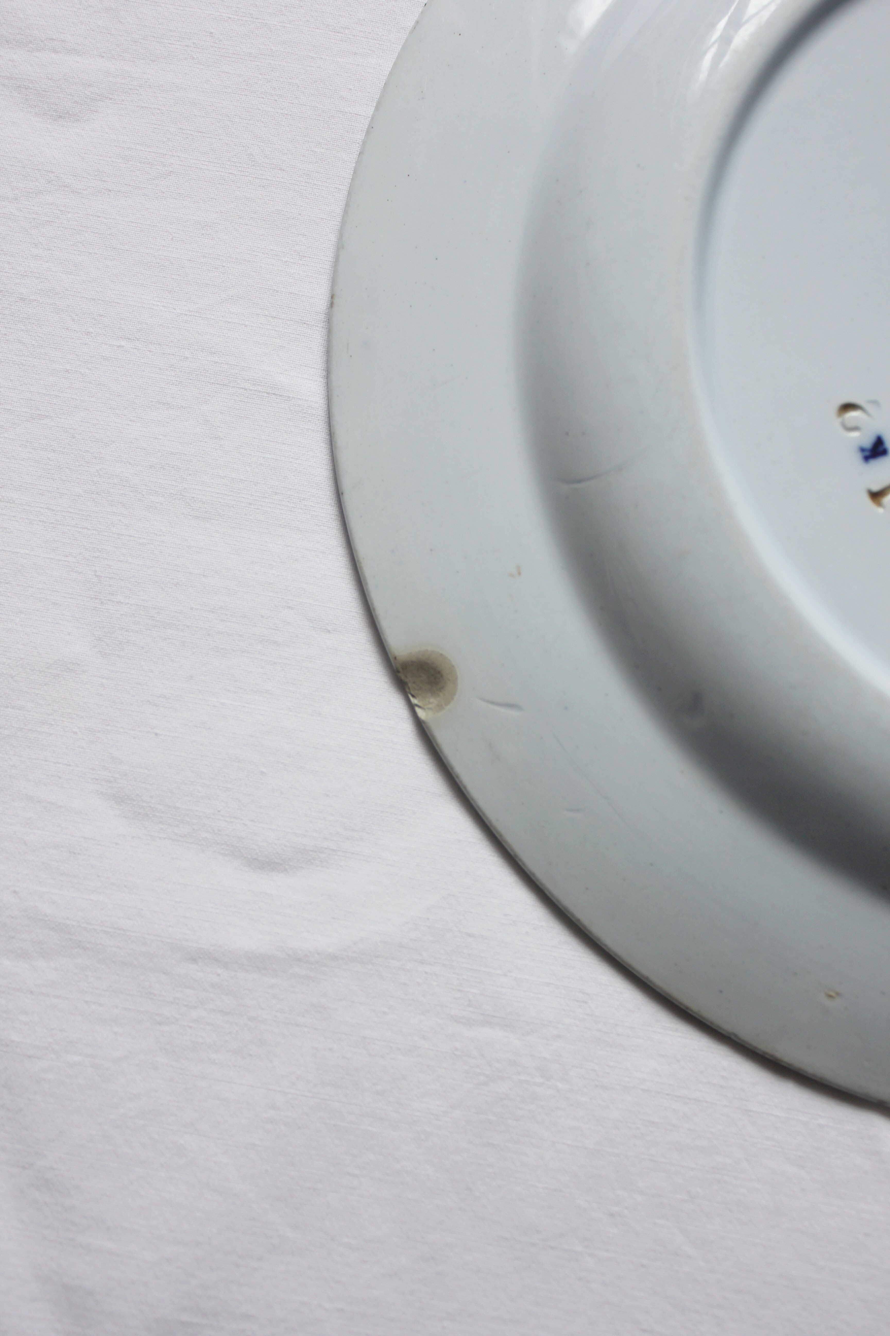 Earthenware plate "Japan" Creil & Montereau