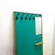 Retro Wall Hanger with Mirror, 1960s, Czechoslovakia
