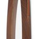 Oval wall mirror in teak, 1960s