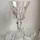 Set of 6 large crystal wine glasses 50s