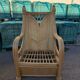 Pair of rattan armchairs