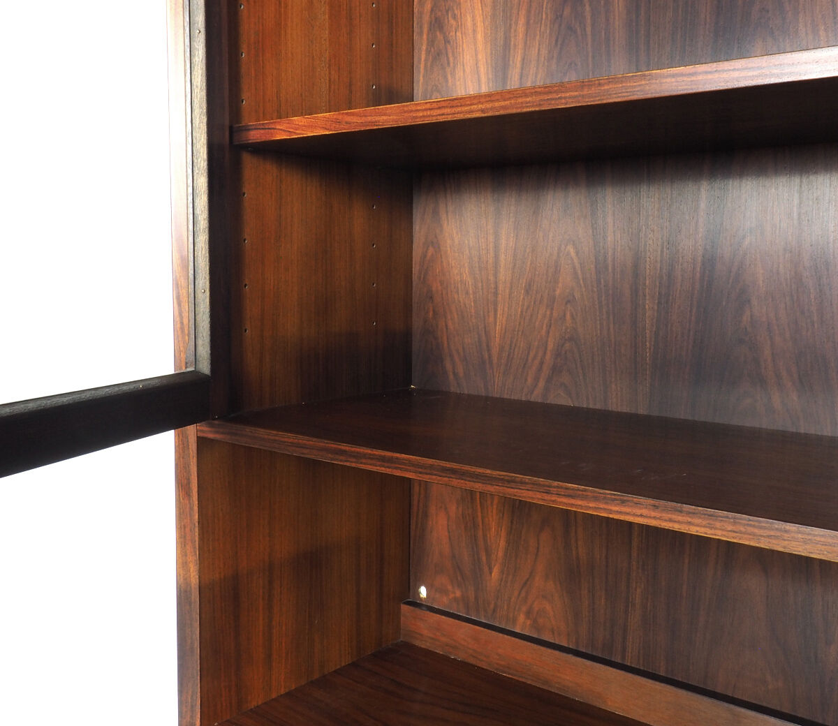 Danish design rosewood sideboard with display cabinet from Brouer, 1960s