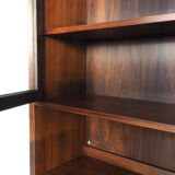 Danish design rosewood sideboard with display cabinet from Brouer, 1960s