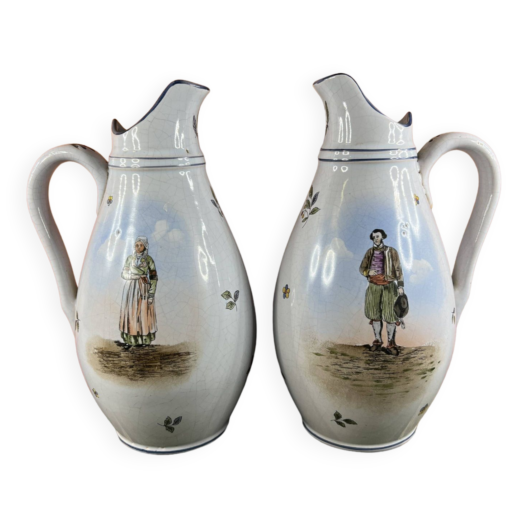 Pair of Fives Lille pouring pitcher