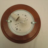 Ceiling lamp with fruit wood frame