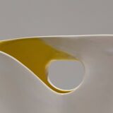 Double-opening earthenware vase, fernand elchinger, 1950s