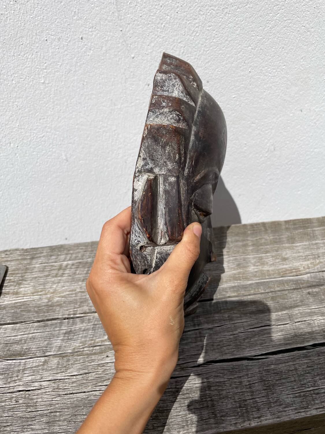 Minimalist African mask