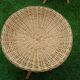 Summer Lounge 4 stools and coffee table Wicker of the 1960s