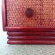 Rattan chest of drawers Roche Bobois Maugrion edition, circa 1970