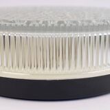 Atomic Age Glass Ceiling Light by Wila