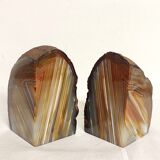 Onyx bookends. Spain, 1980s.