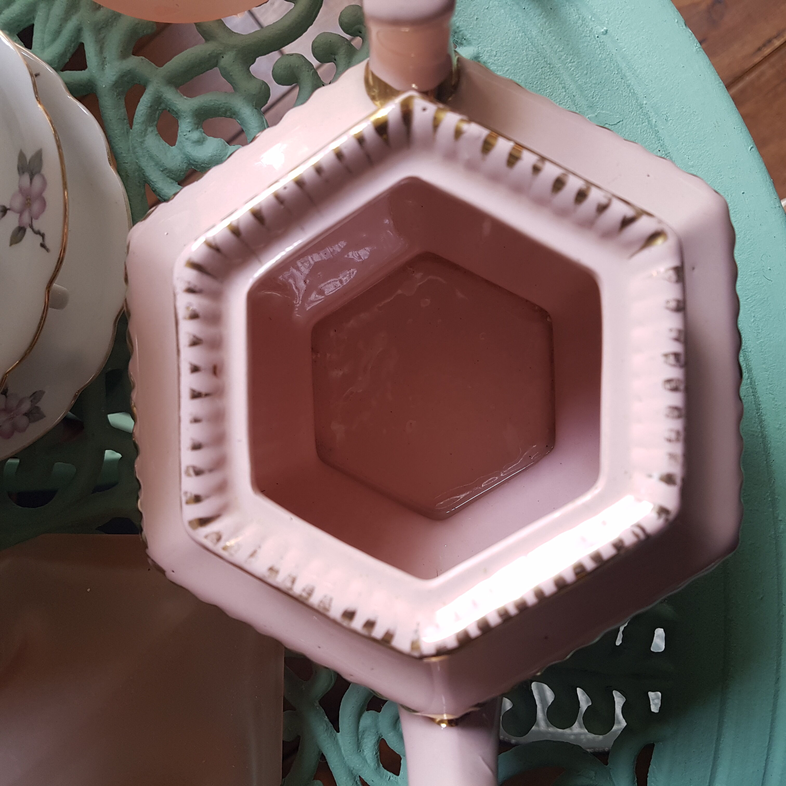 English porcelain teapot