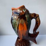 Pichet poisson Vallauris 1970