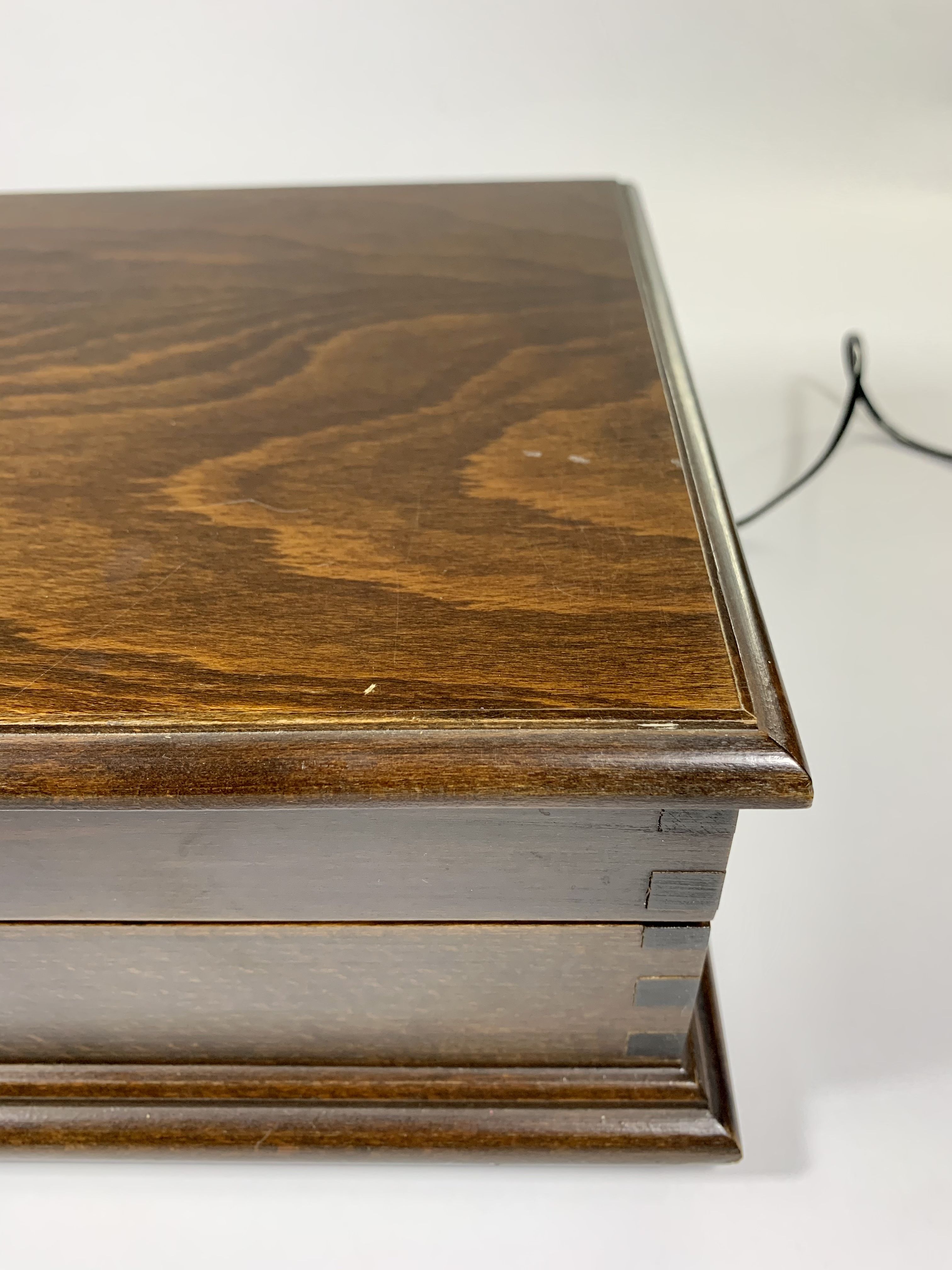 Telcer vintage italian phone chest in solid wood and bakelite - italian design circa 1960-1970