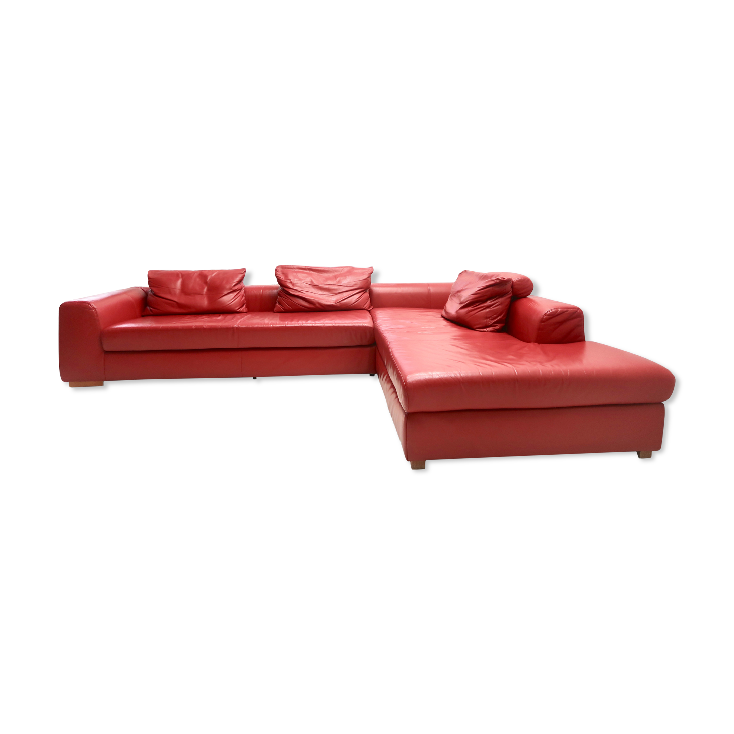 Ewald Schillig leather sofa, 2000s