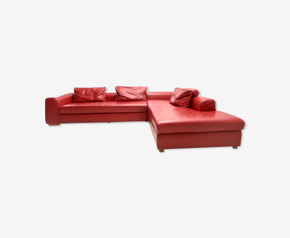 Ewald Schillig leather sofa, 2000s | Selency