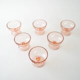 Set of dessert bowls, Italian design, 1970s, production: Italy