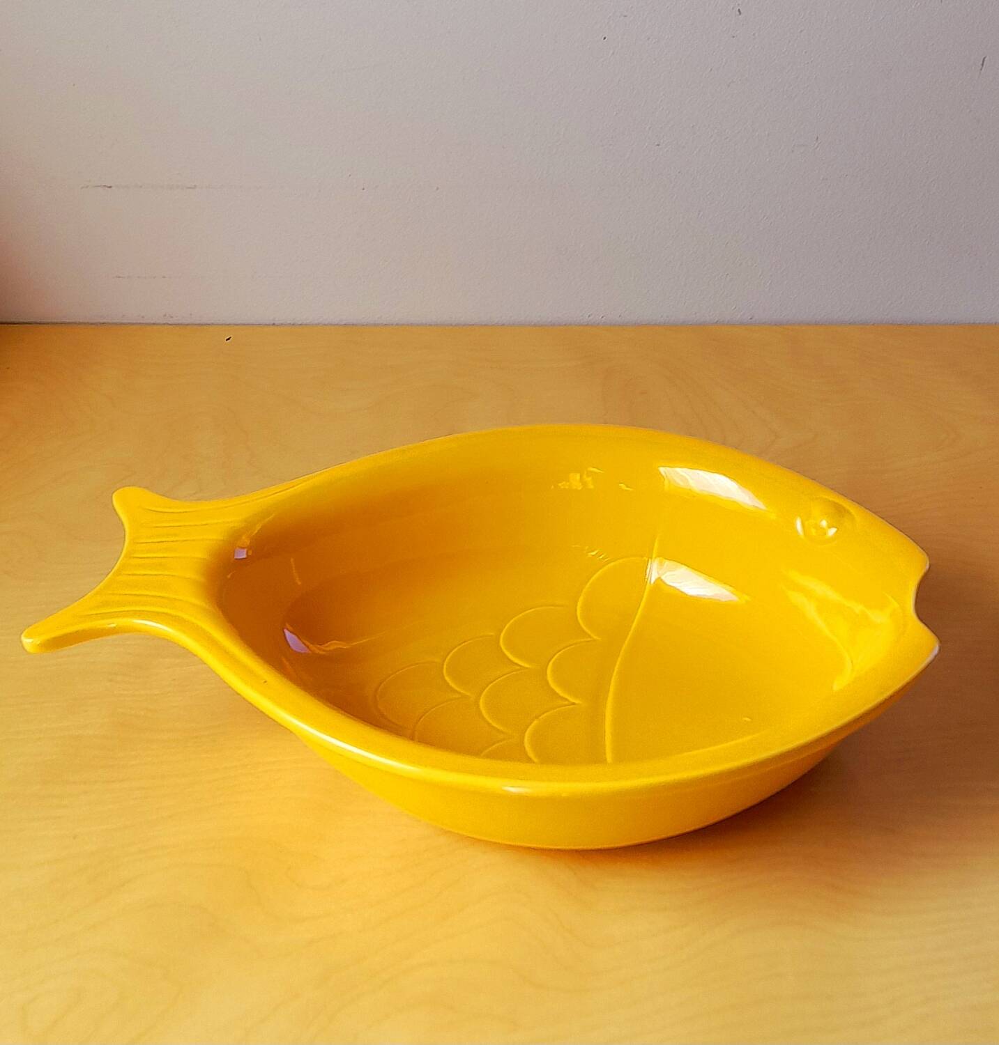 Ceramic fish dish from Brittany