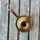 Brass hand candlestick