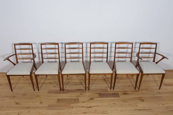 Chaises de salle à manger du milieu du siècle de McIntosh, années 1960, lot de 6