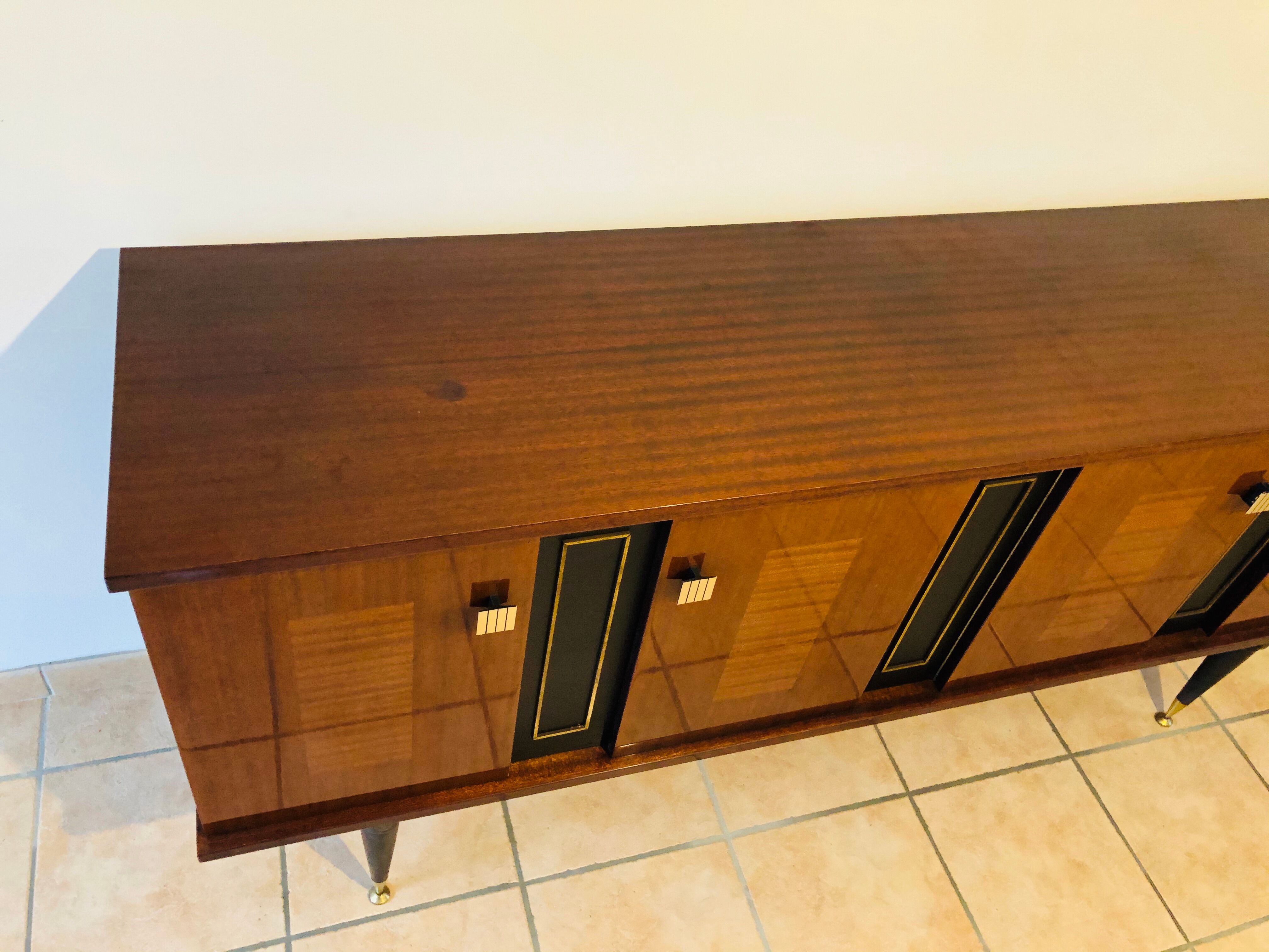 Vintage mahogany line by Unifa 1965