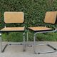 Pair of Marcel Breuer Cesca B32 chairs