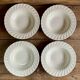 4 Churchill England soup plates