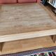 Wooden living room coffee table
