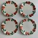 Longchamp antique strawberry barbotine plates