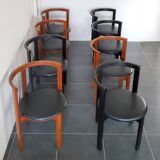 8 Niels Jorgen Haugesen String chairs for Tranekaer, Denmark