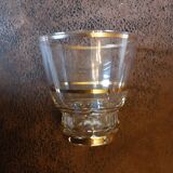 Set of 4 crystal digestive glasses