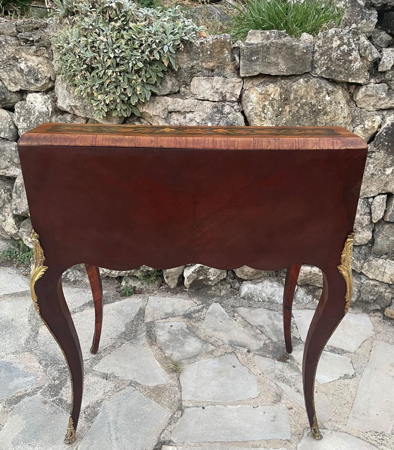 Small Napoleon III Sloping Desk in Marquetry