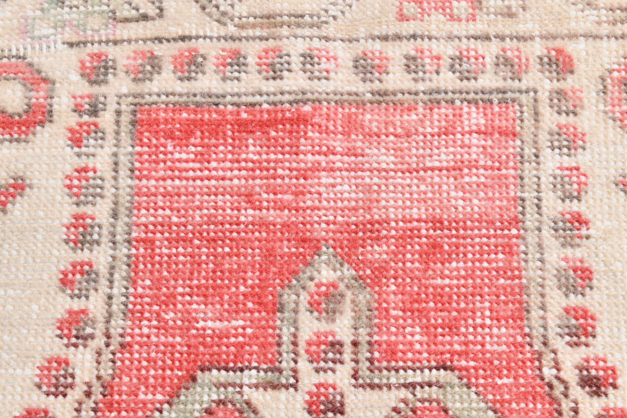 4x7 anatolian handmade vintage rug 215x138cm