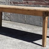 Large farmhouse table. (238 x 77cm.)