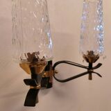 Double lighting wall lamp