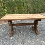 Solid wood monastery table