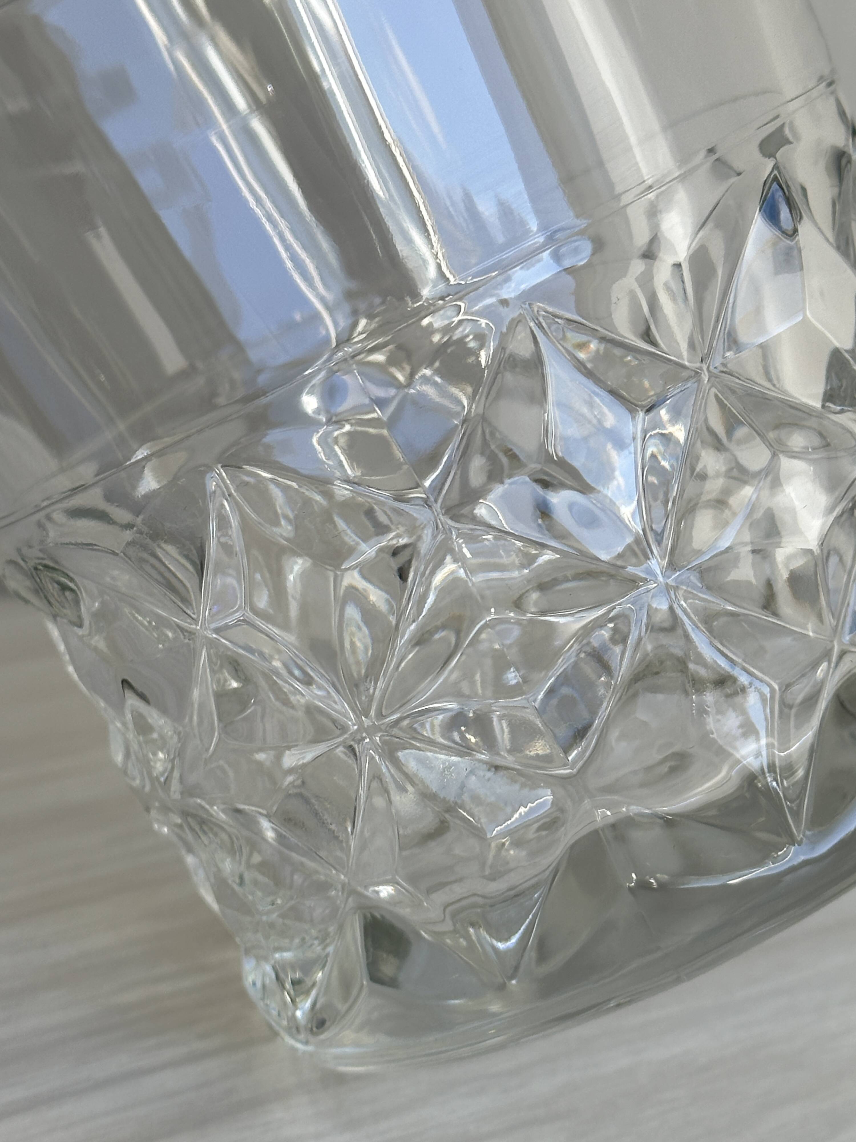 Seau à glace en verre épais