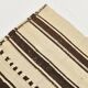 5x7 Cream & Brown Kilim Rug, 157x225Cm