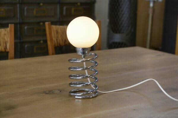 Pair of designer lamps, Spring model, by Ingo Maurer, 20th century