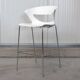 Kicca Stool High Stool from Kastel in White plastic