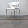 Tabouret Haut Kicca Stool de chez Kastel en plastique Blanc