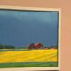 Original Swedish Oil on Canvas – "Approaching Storm" by Astrid Larje – Signed – Vintage and Framed – 43 × 30 cm (16.9" × 11.8")