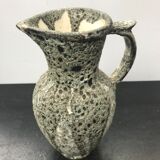 Former Pottery Pitcher DUBREUIL Ceramics Vintage Skis