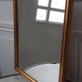 Mirror in gilded wood to hang 50s