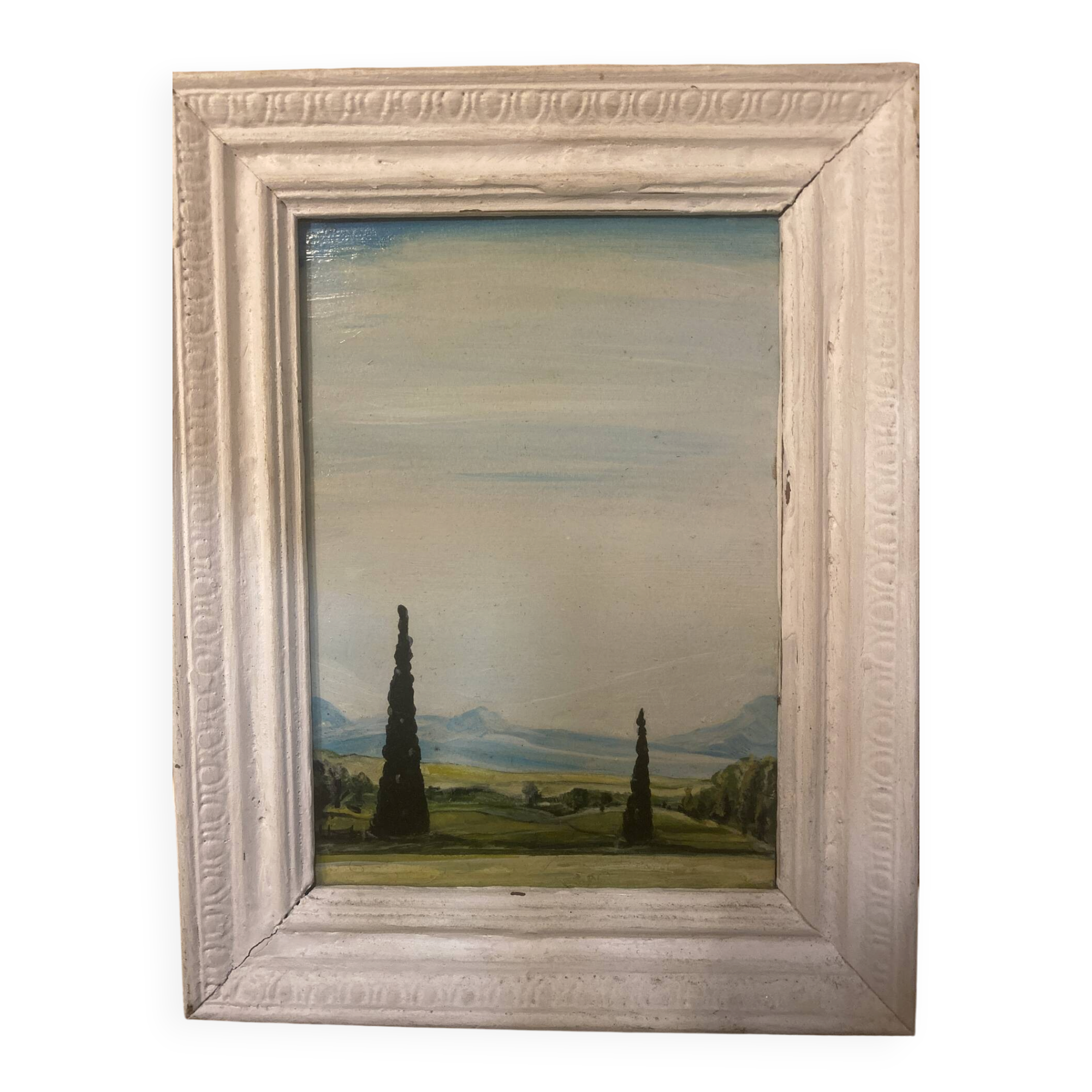 Original landscape painting - French artist -