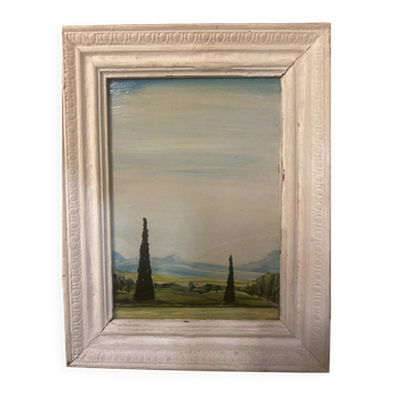 Original landscape painting - French artist -